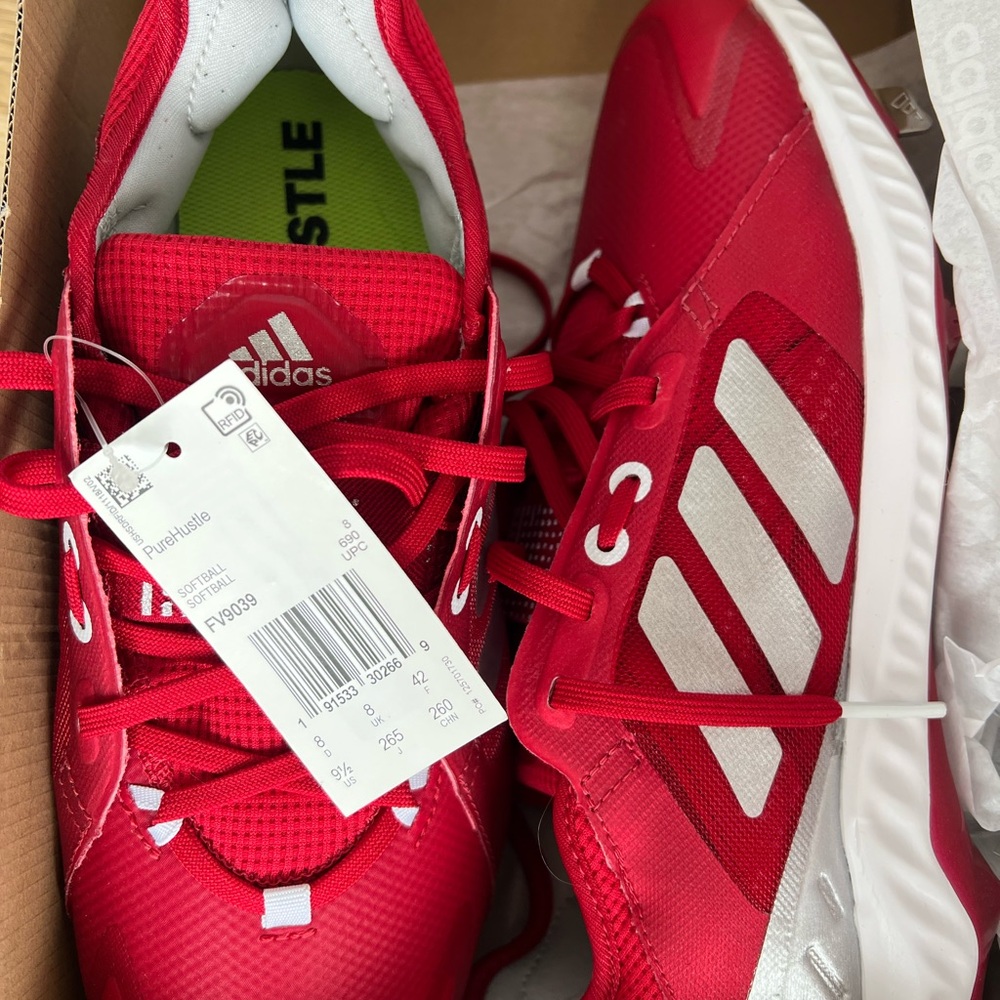 Adidas Red Athletic Shoes